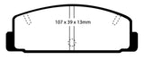 EBC 86-89 Mazda RX7 2.4 (1.3 Rotary)(Vented Rear Rotors) Bluestuff Rear Brake Pads - DP5729NDX