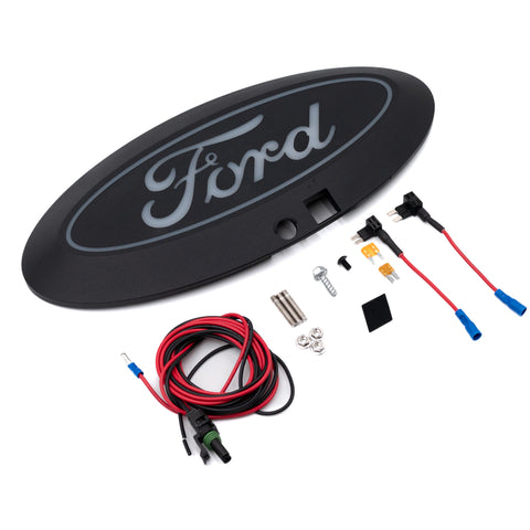 Putco 23-24 Ford Super Duty Front Luminix Ford Led Grille Emblems - 92803