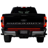 Putco 2024 Ford SuperDuty F-250 60In Direct Fit Red Blade Kit Tailgate Bars w/ LED Taillamps - 9203060-26