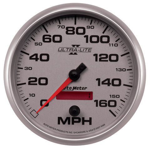 Autometer Ultra-Lite II 5 Inch 160 MPH FSE Programmable Speedometer - 4989