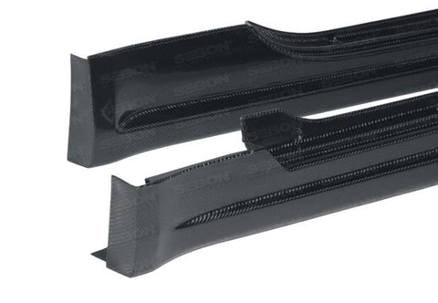 Seibon 02-05 Nissan 350Z SA Carbon Fiber Side Skirts - SS0205NS350-SA