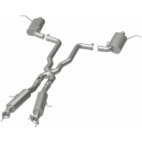 MagnaFlow 12 Jeep Grand Cherokee V8 6.4L Dual Split Rear Exit Stainless Cat Back Performance Exhaust - 15064