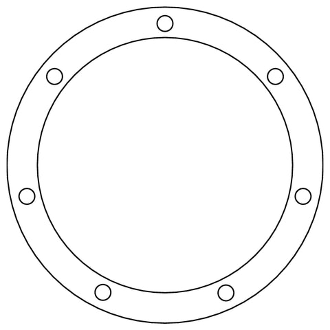 Cometic Ford 8BA/8CM Flathead V8 24 Bolt .031 inch Fiber Oil Pan Clean Out Gasket - C15128