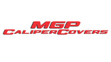 MGP 4 Caliper Covers Engraved Front & Rear Style 1/Chrysler Wing Black finish silver ch - 32013SCW1BK