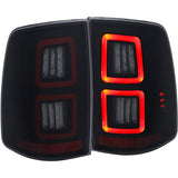 ANZO LED Smoke 13-17 Dodge Ram 1500/2500/3500 LED Taillights Smoke - 311274