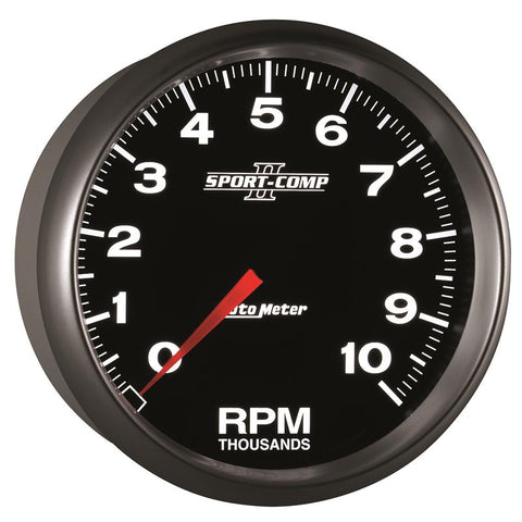 Autometer Sport-Comp II 5 inch 0-10000 RPM In Dash Tachometer - 3698