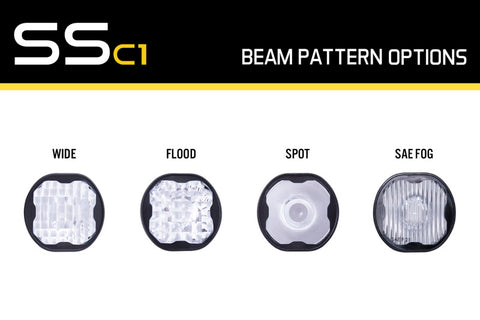 Diode Dynamics Stage Series C1 Lens Wide Clear - DD6527