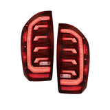 Form Lighting 2016-2023 Toyota Tacoma LED Tail Lights Red (Pair) - FL0019