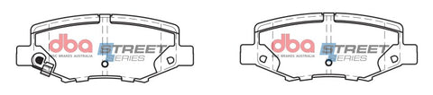 DBA 07-17 Jeep Wrangler Street Series Rear Brake Pads - DB2003SS