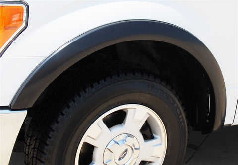 Lund 09-14 Ford F-150 (Excl Raptor) SX-Sport Style Smooth Elite Series Fender Flares - Black (2 Pc.) - SX312SA