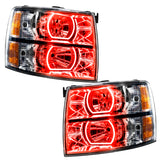 Oracle 07-13 Chevrolet Silverado SMD HL - Square Style - ColorSHIFT - 8188-330
