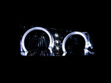 ANZO 2003-2006 Chevrolet Silverado 1500 Crystal Headlights w/ Halo Black - 111212
