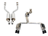 AWE Tuning B8 / B8.5 S5 Cabrio Touring Edition Exhaust - Resonated - Diamond Black Tips - 3415-43012
