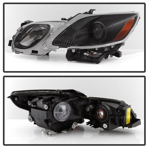 xTune Lexus Gs 06-11 OE Projector Headlights (w/AFS. Hid Fit) Black PRO-JH-LGS06-AFS-AM-BK - 5075888