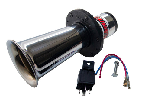 Kleinn 12 Volt Ahoogha Horn - Chrome-Plated Zinc Alloy - 6125