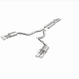 MagnaFlow SYS Cat-Back 2018 Ford Mustang GT 5.0L Competition Dual Exit Polished 4in Tips - 19368