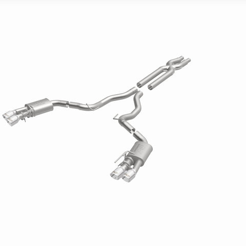 MagnaFlow SYS Cat-Back 2018 Ford Mustang GT 5.0L Competition Dual Exit Polished 4in Tips - 19368