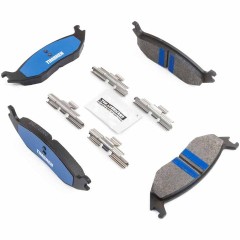 Timbren 03-18 Ram 1500/19-24 Ram 1500 Classic BES Severe Duty Semi-Metallic Brake Pads - Rear - TIM-D967SD