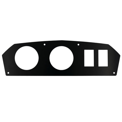 Autometer CAN-AM 12-18 Maverick / 10-20 2 Gauge and 2 Switch Dash Panel (Fits 2-1/16in Gauges) - 5399