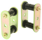RockJock YJ HD Leaf Spring Shackles Rear w/ Urethane Bushings HD Greasable Bolts Pair - CE-9039