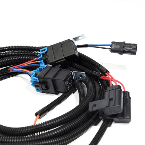 VMP Performance 11-14 Coyote 5.0L Heat Exchanger Fan/Pump Harness - Dual Relay - VMP-ENC001