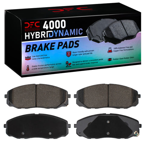 DFC 15-21 Kia Sedona Front 4000 Hybridynamic Brake Pads - 4000-2408-00