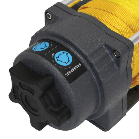 Superwinch 3500 LBS 12V DC 7/32in x 32ft Synthetic Rope Terra 3500SR Winch - Gray Wrinkle - 1135270