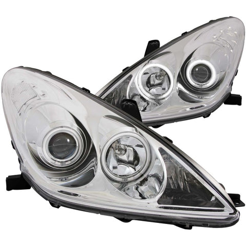 ANZO 2002-2003 Lexus Es300 Projector Headlights w/ Halo Chrome (CCFL) - 121173