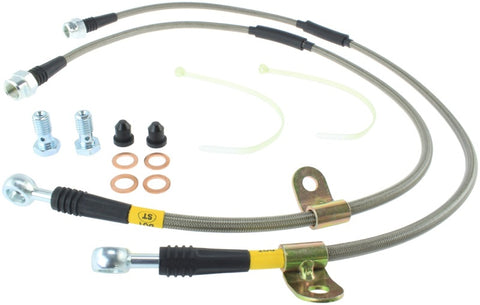 StopTech 07-13 Chevy/GMC Surburban/Sierra/Yukon Denali XL Stainless Steel Front Brake Line Kit - 950.66005