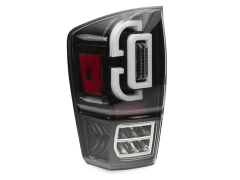 Raxiom 16-23 Toyota Tacoma XW Series Sequential LED Tail Lights- Black Housing- Clear Lens - TT30331