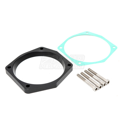 VMP Performance 105mm Throttle Body Adapter Plate Kit - Black Anodized - VMP-INA023