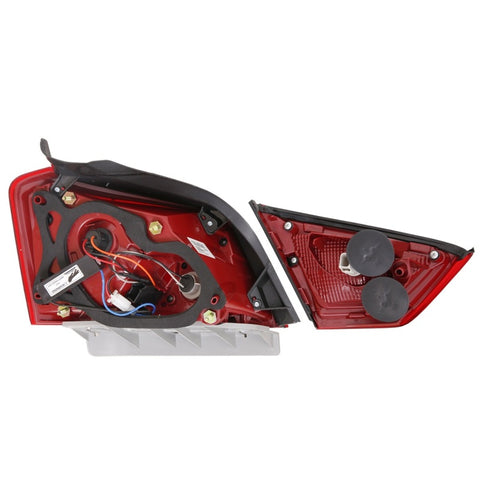 ANZO 14-18 Chevrolet Impala LED Taillights Red/Clear - 321346