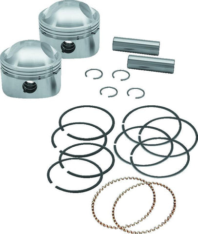 S&S Cycle 36-84 BT 3-7/16in x Up To 4-3/4in Stroke Piston Set - .060in - 106-5779