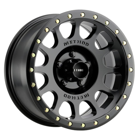 Method MR305 NV 17x8.5 0mm Offset 5x5.5 108mm CB Matte Black Wheel - MR30578555500