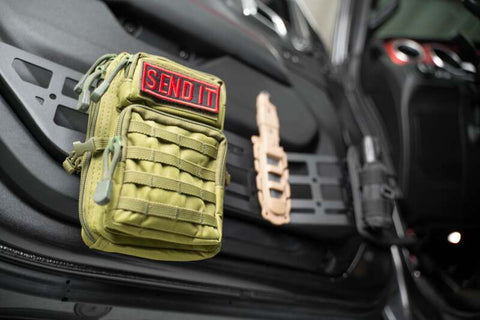 DV8 Offroad 18-20 Jeep Wrangler (JL)/Gladiator (JT) Front Door Pocket Molle Panels - MPJL-05