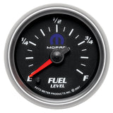 Autometer Mopar 2-1/16in 0-280 Ohm Programmable Fuel Level Gauge - Black - 880013
