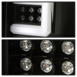 Spyder 16-18 Chevy Silverado Light Bar LED Tail Lights - All Black ALT-YD-CS16-LED-B - 5085863