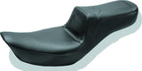 Mustang 06-17 Harley Dyna Squareback 1PC Seat - Black - 75615