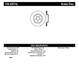 StopTech 8/02-03 Infiniti G35 Drilled Left Front Rotor - 128.42074L