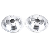 Power Stop 17-18 Genesis G80 Rear Evolution Drilled & Slotted Rotors - Pair - JBR1376XPR