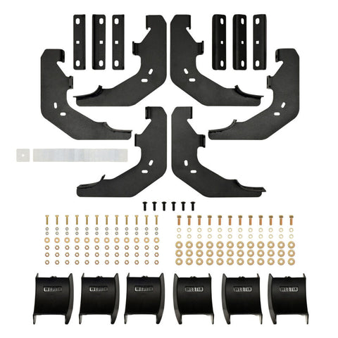 Westin 15-25 Ford F-150 SuperCrew / 17-25 F-250/350 CC AT6 Running Boards - Black - 24-63945