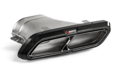 Akrapovic 2018 Mercedes Benz E63 (W213) Evolution Tail Pipe Set (High Gloss Carbon) - TP-CT/46/G