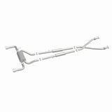 MagnaFlow 14 Infiniti Q50 V6 3.7L Cat-Back Polished Stainless Tips Dual Split Rear Exit Exhaust - 15310
