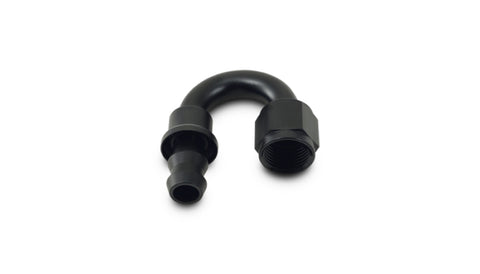 Vibrant -10AN Push-On 180 Deg Hose End Fitting - Aluminum - 22810