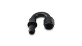 Vibrant -4AN Push-On 180 Deg Hose End Fitting - Aluminum - 22804
