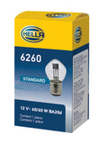 Hella Bulb 6260 12V 60/60W Ba20D B11 S2 - 6260