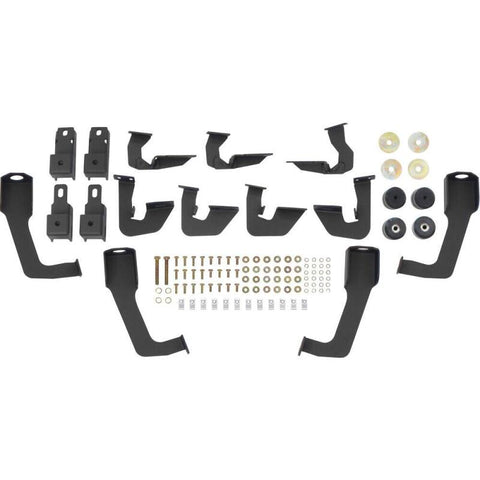 Westin/HDX 07-18 Chevrolet Silverado 2500 6.5ft Drop Wheel to Wheel Nerf Step Bars - Textured Black - 56-5345752