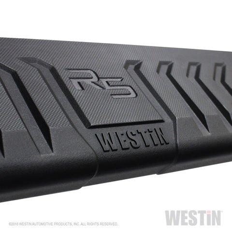 Westin 2019 Chevrolet Silverado/Sierra 1500 Crew Cab (5.5ft) R5 Modular Nerf Step Bars - Black - 28-534685