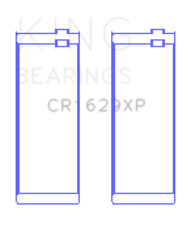 King IHC Tractor 5.9L DT361/ 6.7L DT407 (Size .010 Oversized) Performance Rod Bearing Set - CR1629XP010
