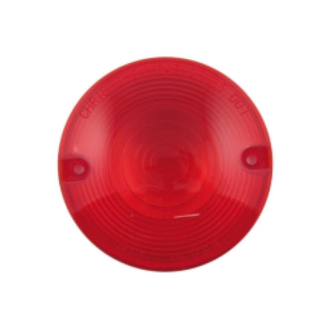 Letric Lighting Red Flat Lens Style Turn Signal Lenses 3In - LLC-3R